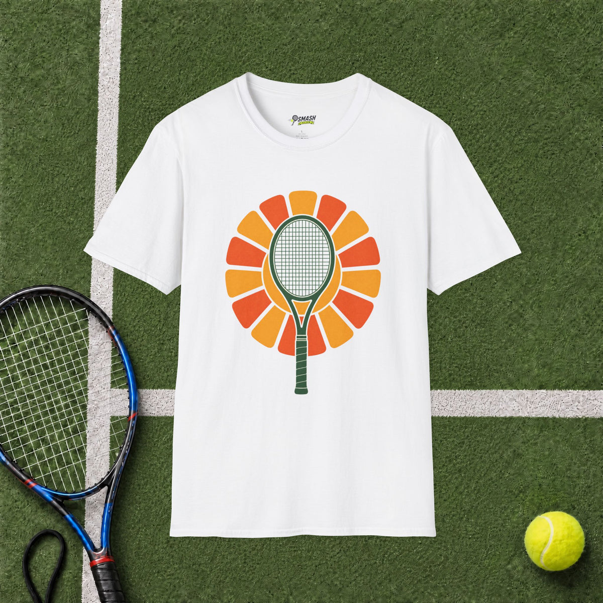 Tennis Racket Sunburst T-Shirt