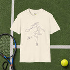 Tennis Line Art T-Shirt