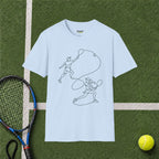 Minimalist Tennis Line T-Shirt