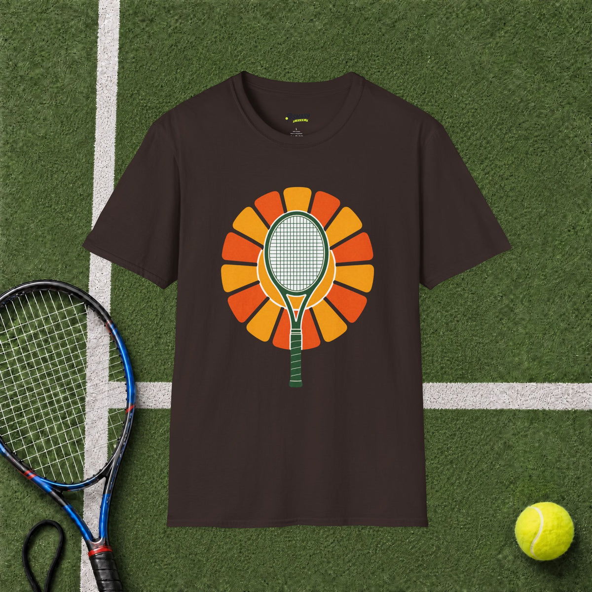 Tennis Racket Sunburst T-Shirt