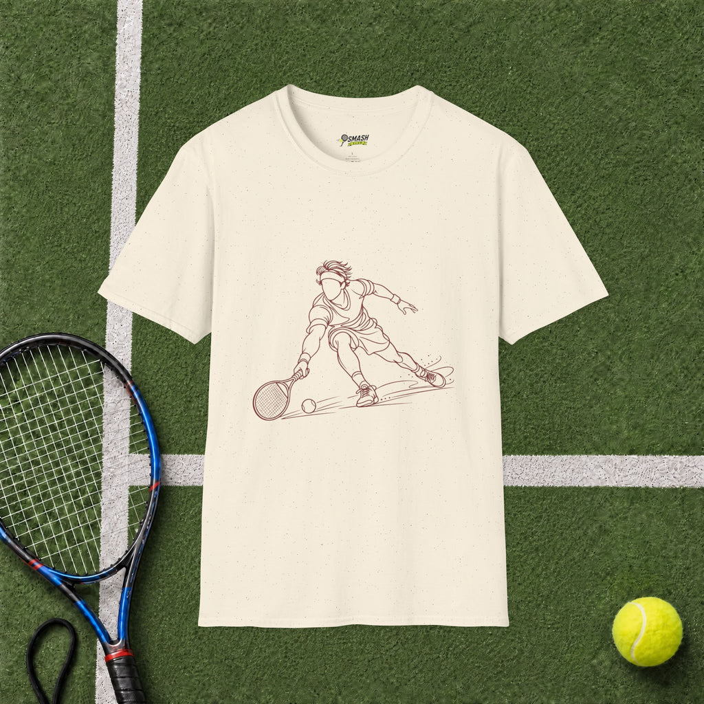 Tennis Line Art T‑Shirt