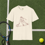 Tennis Line Art T‑Shirt