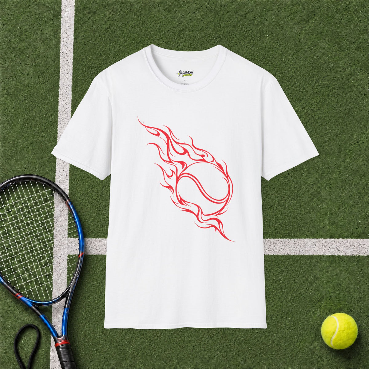 Tennis Ball Line Art T-Shirt