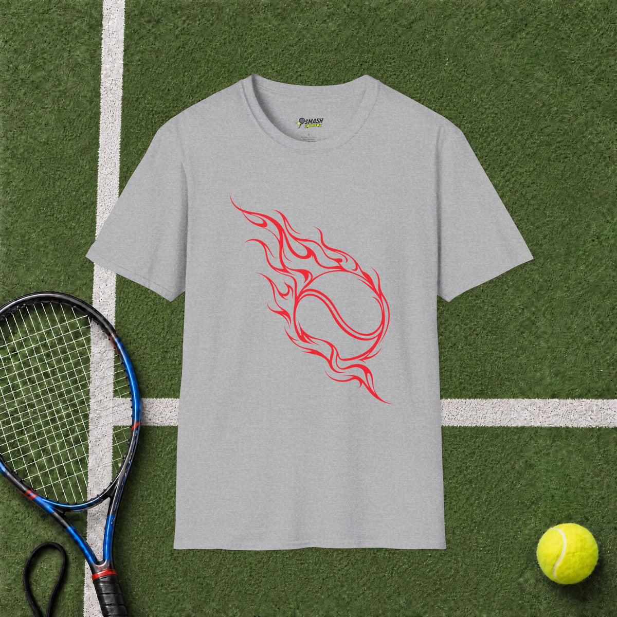 Tennis Ball Line Art T-Shirt