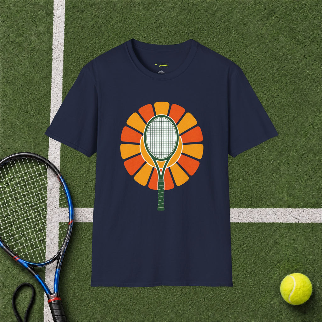 Tennis Racket Sunburst T-Shirt