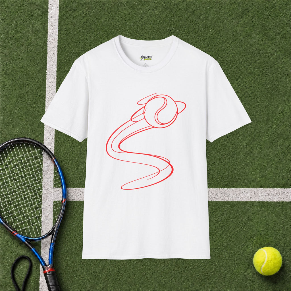 Tennis Ball Line Art T-Shirt