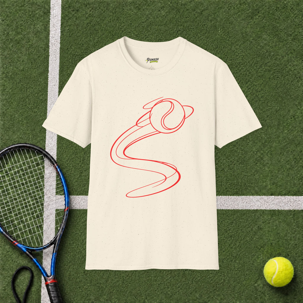 Tennis Ball Line Art T-Shirt