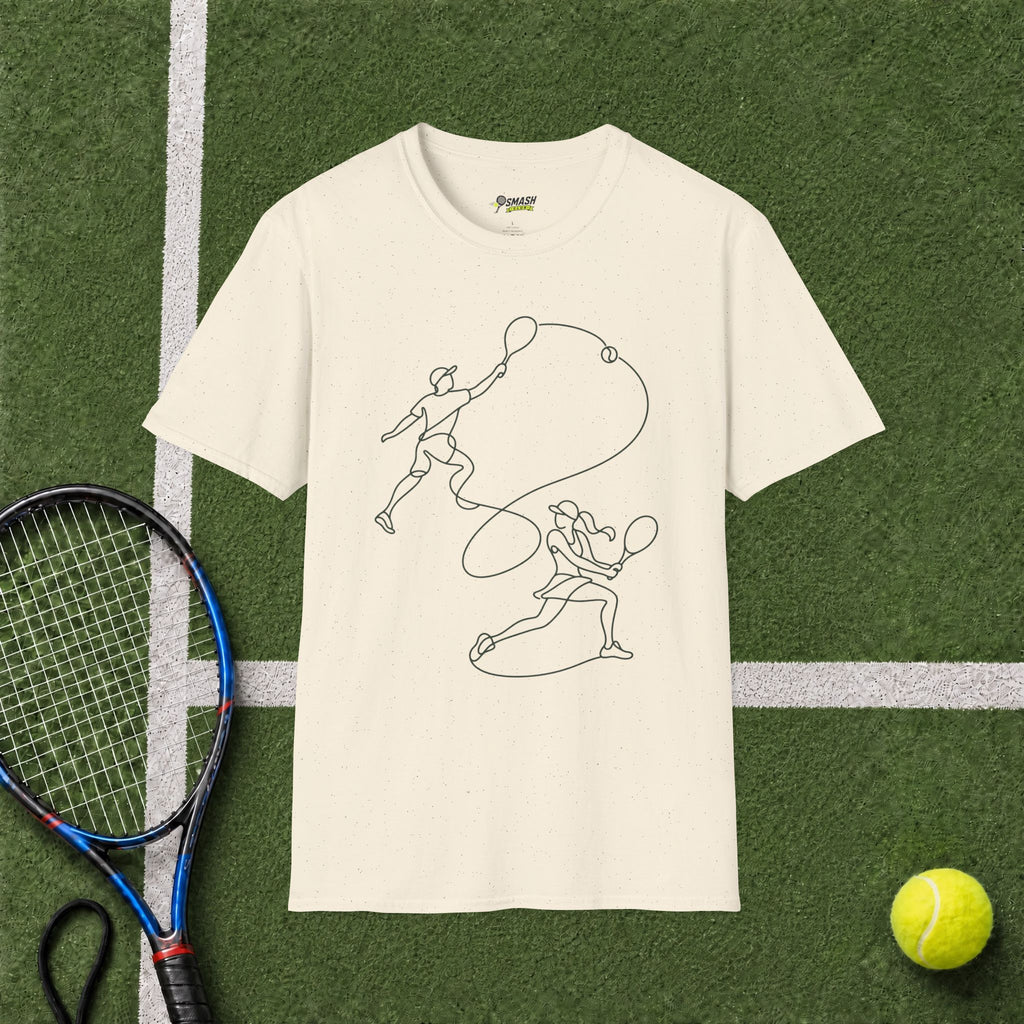 Minimalist Tennis Line T-Shirt