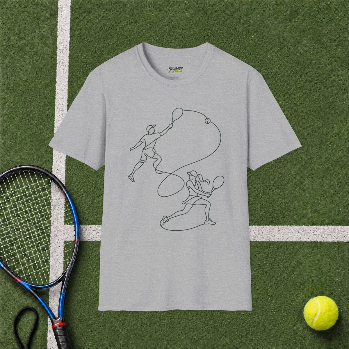 Minimalist Tennis Line T-Shirt