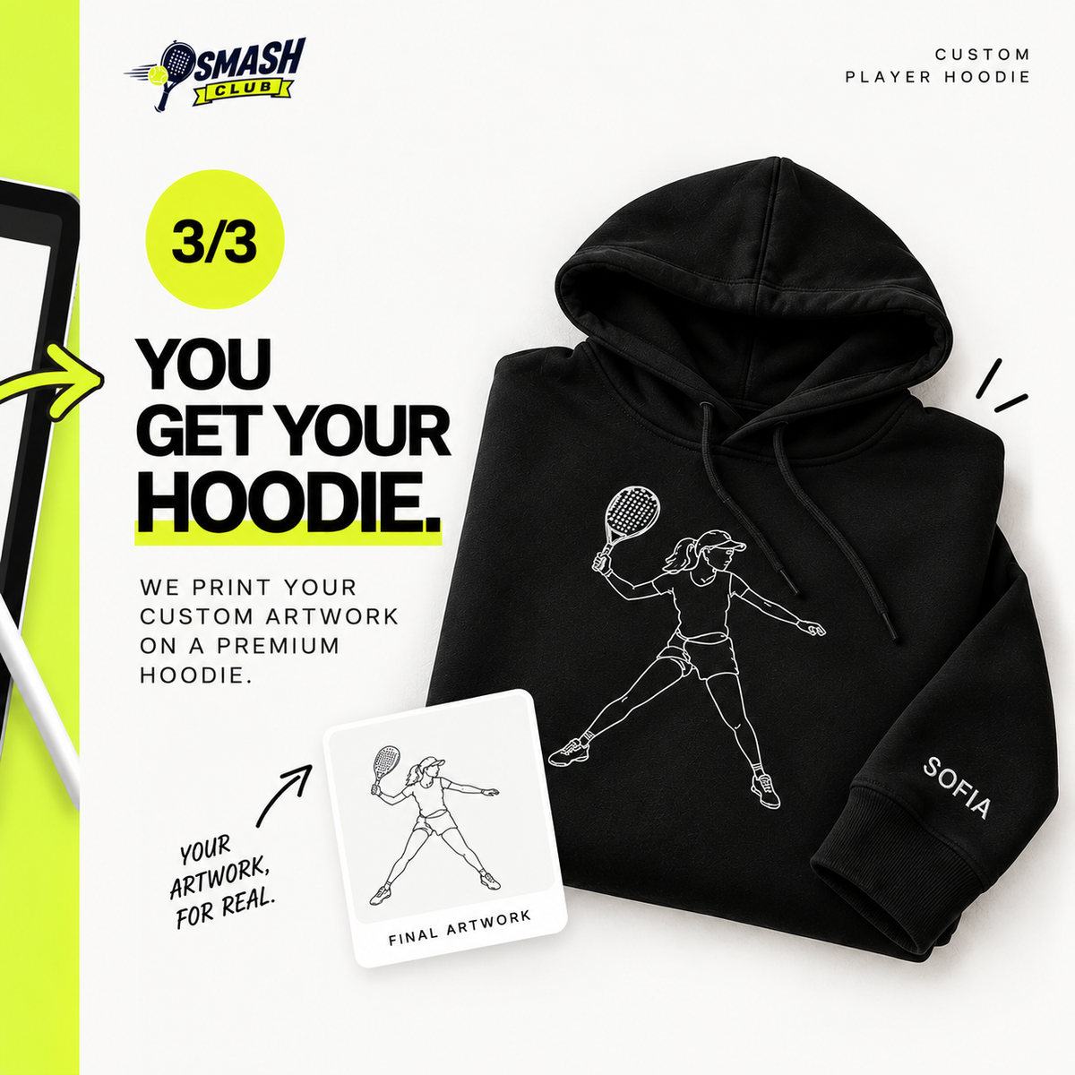 Custom Player Hoodie