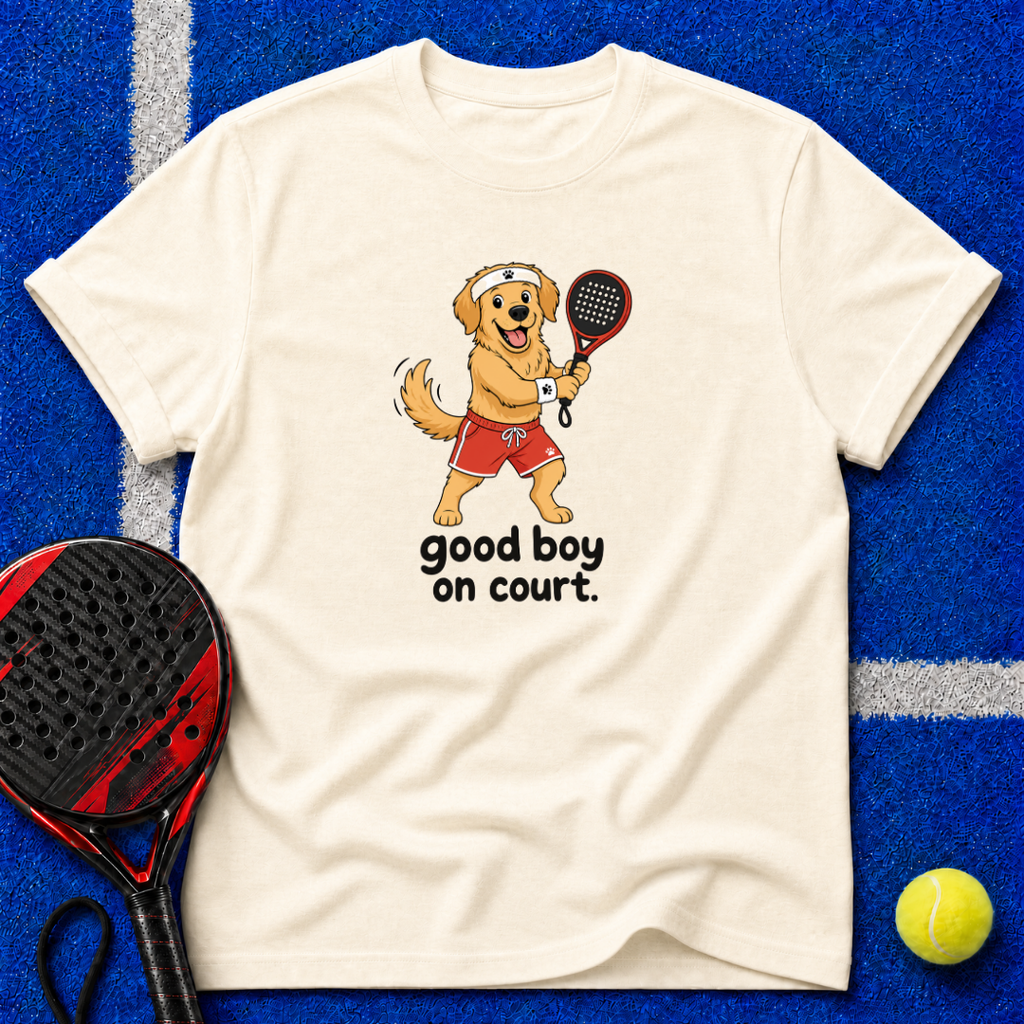 Good Boy on Court T-Shirt