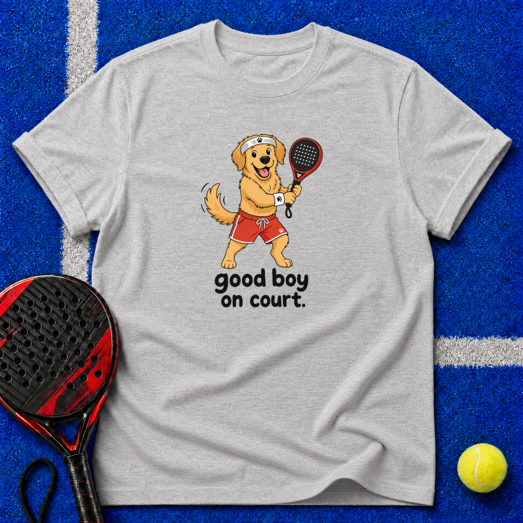 Good Boy on Court T-Shirt